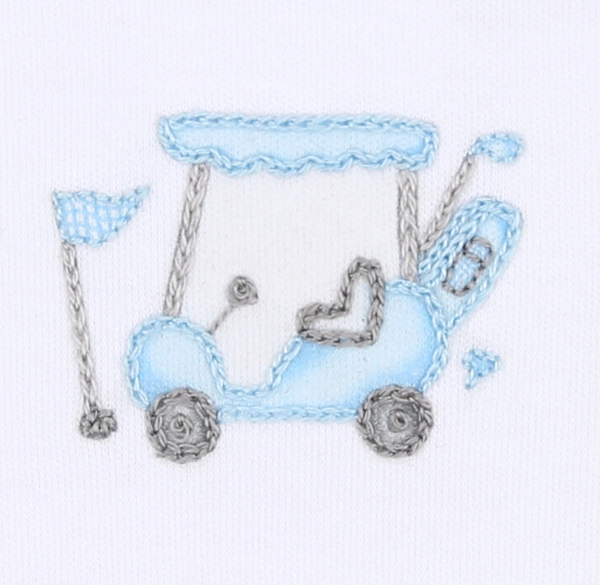 Golf Emb Collared Short Playsuit