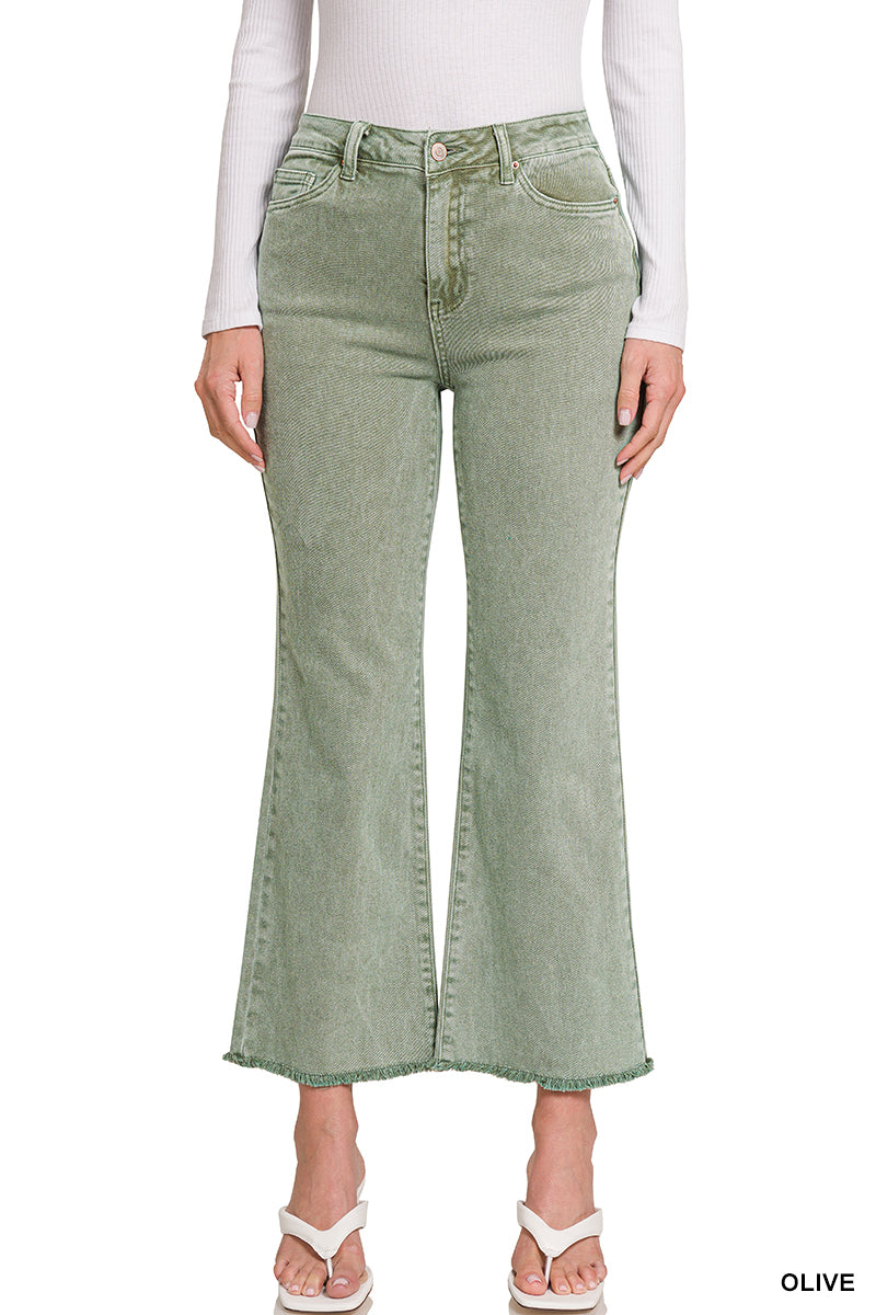 Olive Bootcut Pant