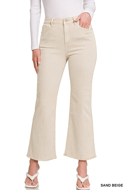 Beige Bootcut Pant