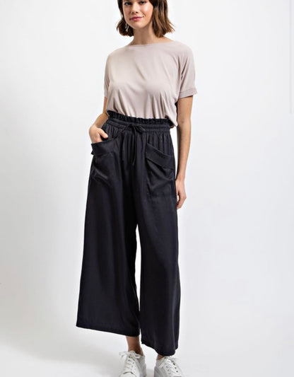 Brylie Cropped Pant (Charcoal)